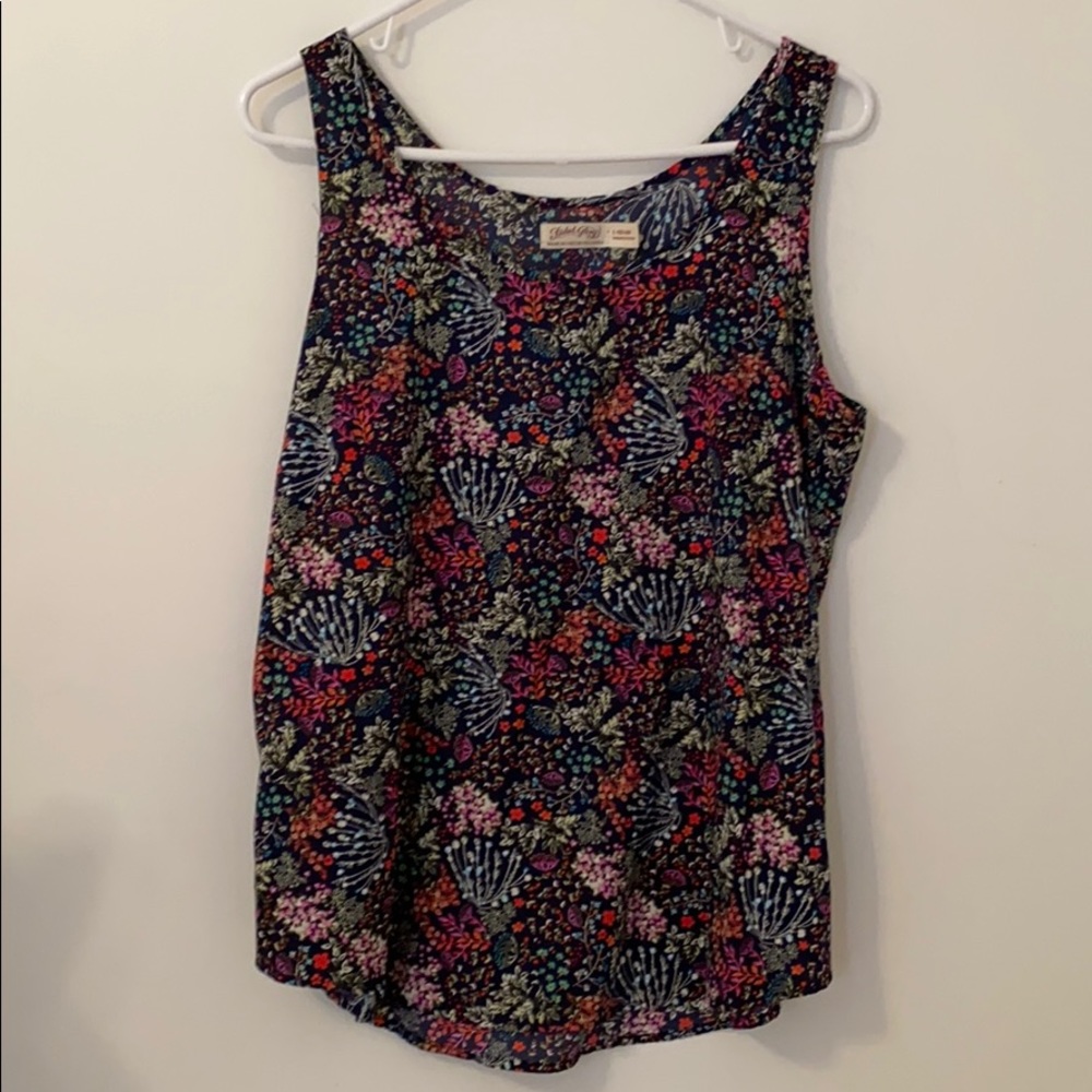 Flower tank top